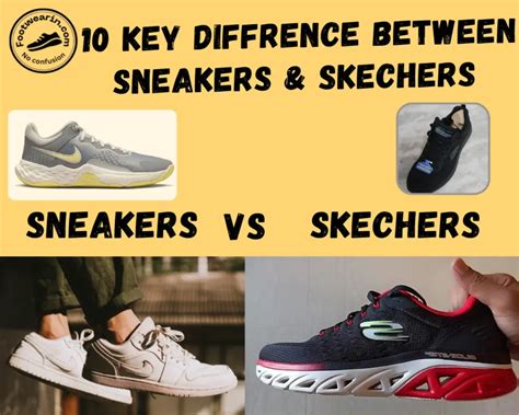 difference between skechers and sneakers